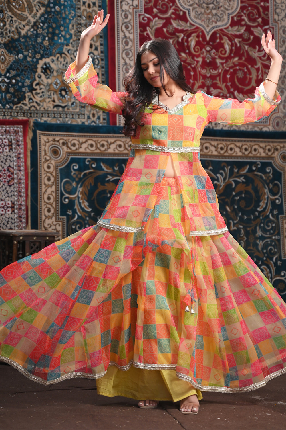 Maroon and Beige Stone Stud Designer Salwar Frock Suit | Long choli lehenga,  Lehenga style, Celebrity dresses