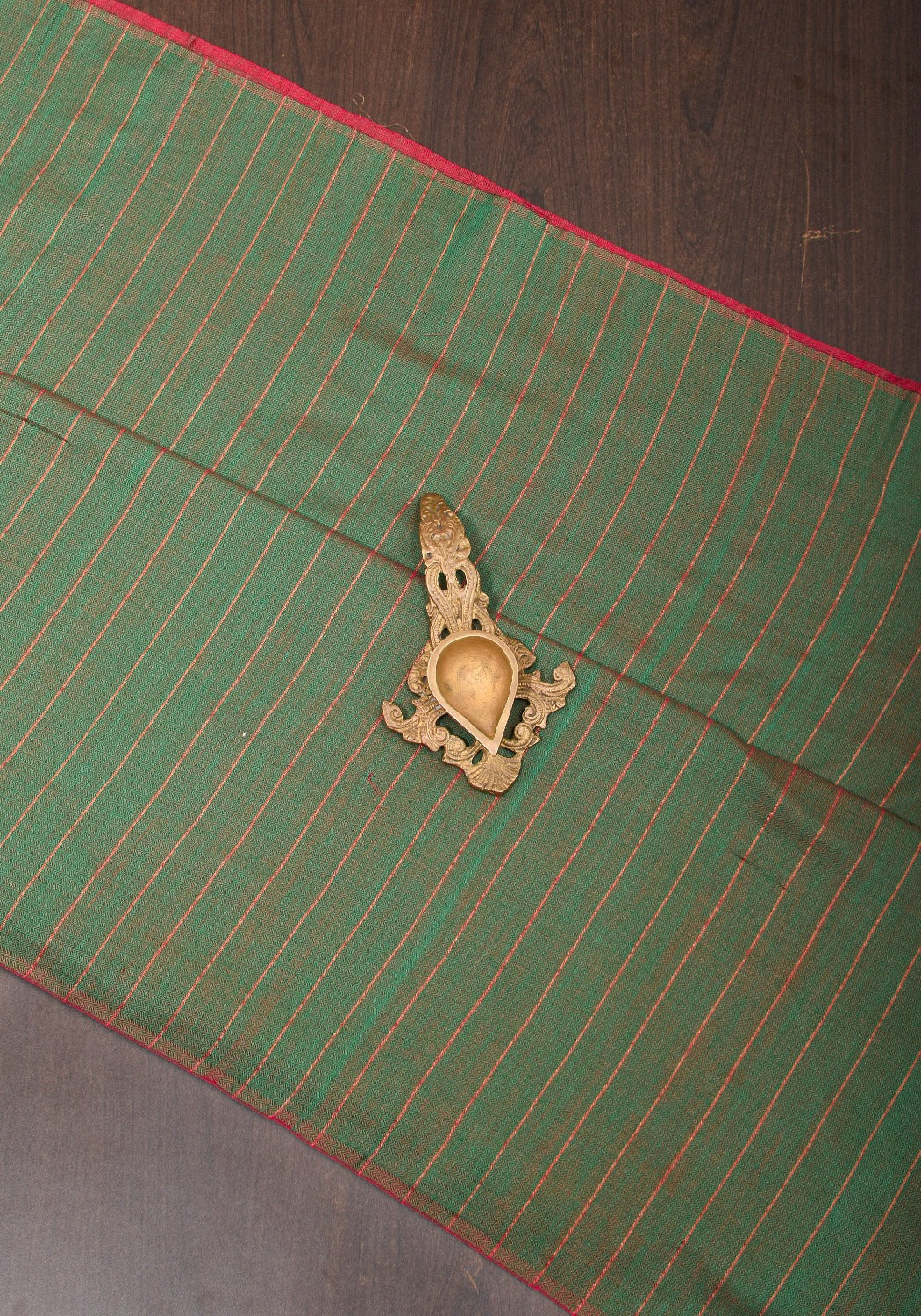 Reversible Maheshwari Mercerised Cotton Saree with extralong tassels, no blouse piece